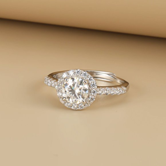 diamond ring what is moissanite gemstone